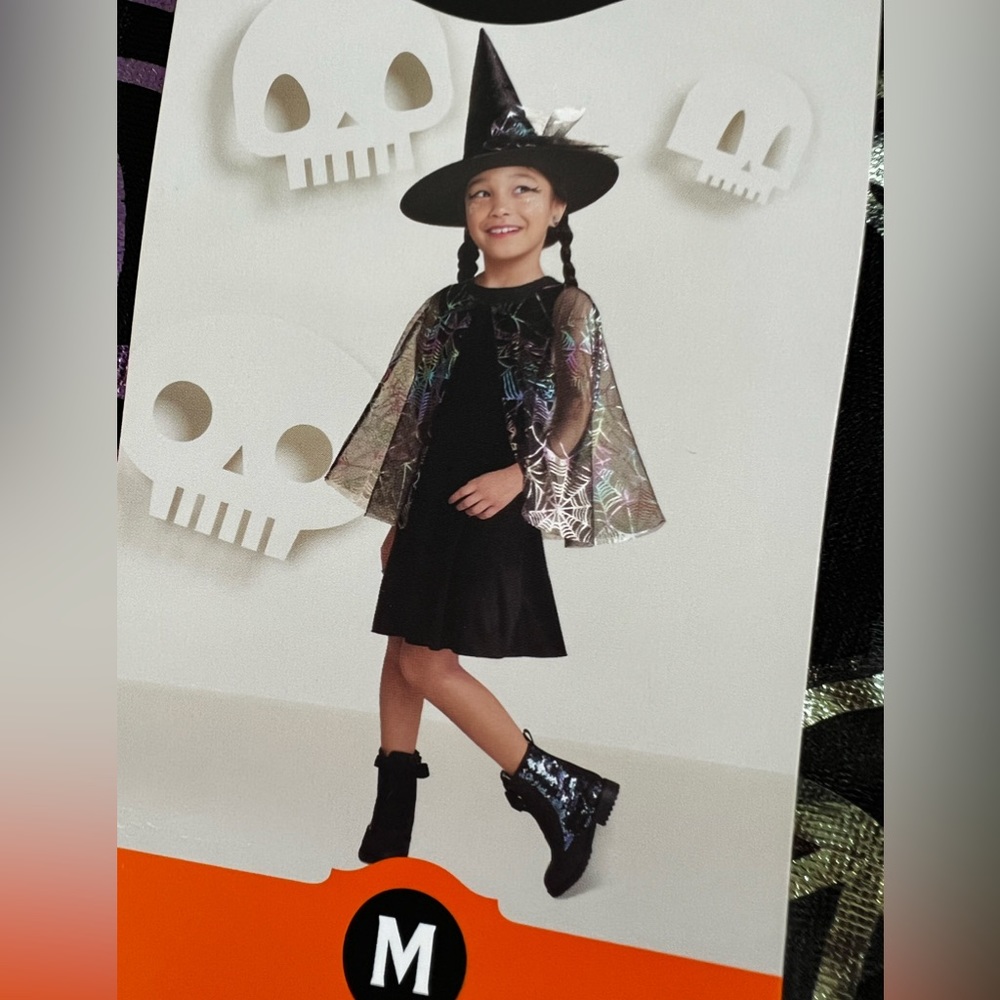 Webbed witch costume